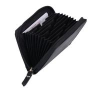 LEAS Porte-cartes en cuir véritable, noir Card-Collection''
