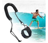 Leash De Surf 5,5 Mm, Sangle De Cheville Pour Planche À Pagaie, Cordon De Manchette Réglable, Laisse De Planche De Surf Enroulée En Tpu, Corde À Ressort Pour Les Jambes Et Les Pieds
