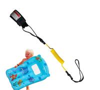 Leash Surf - Sangle de sécurité pour planche gonflable, corde de traction TPU légère élastique avec sangle de poignet pour femmes, hommes, adolescents, natation, etc
