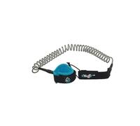 Leash Torsadé Skiffo Pour Sup/Surf - 8 Mm - Bleu/Noir