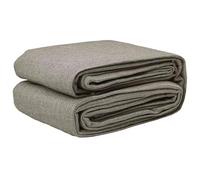 Leasha Tapis d'auvent, Tapis de Sol pour Tente Camping Caravane Camping-Car Gris Clair 600x300 cm Polyéthylène