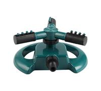 leasote Arroseur de jardin pour cour, arroseur automatique rotatif à 360 degrés, arroseur de pelouse, design à 3 bras, outil d'arrosage automatique pour jardin et cour