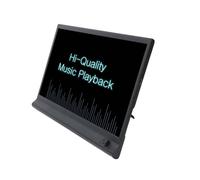 leasote Écran portable 15,6" FHD IPS 1080p haute clarté pour ordinateur portable avec support idéal pour l'école, le travail et le divertissement, noir