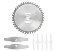 leasote Lot de 8 lames de rechange universelles en métal pour tondeuse à gazon, accessoires de tondeuse sans fil, 8 lames de rechange pour tondeuse à gazon