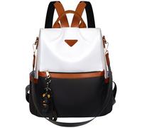 Leathario Sac à Dos Femme Antivol，Petit Sac à Dos，3 en 1 Sacs à Main Portés Dos Femme Léger Backpack Loisirs Casual pour Voyage L'école Travail Université Collège Shopping Noir