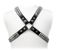 Leather body - harnais clous pyramidaux