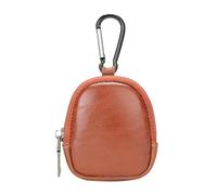 Leather Coin Pouch | Waterproof Zipper Change Bag | Compact Card and Coin Wallet for Men and Women, Portable Change Holder for Everyday Use, Travel, and Organizing, Waterproof Change Bag