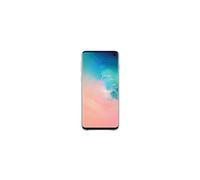 Beetlecase Samsung Housse en Cuir pour Galaxy S10 Blanc