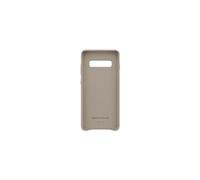 Leather Cover EF-VG975 - Coque de protection pour téléphone portable - cuir - gris - pour Galaxy S10+, S10+ (Unlocked)