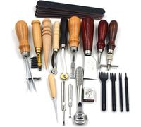 Leather Craft Punch Tools Tool Kit, outil, 19pcs/set pour Ledercraft DIY