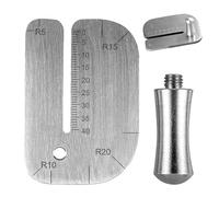 Leather Cutting Board, Stainless Steel Ruler, Punching Position Tool, Diy Leather Craft Tool for Manual Cutting Pricking Iron Accessories Hole Punch Alignment Plate Durable Precision Use