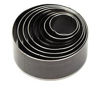 Leather Cutting Mold High Carbon Steel Round Hole Punching Die Template 8Pcs Set for Leather Craft DIY Projects B0001 Durable Sharp Edges Professional Tools Christmas Gifts