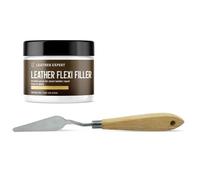 Leather Expert "Leather Flexi Filler" Pâte de réparation pour cuir - Entretien du cuir automatique - Kit de réparation de cuir artificiel - Entretien du cuir automatique (25 ml)