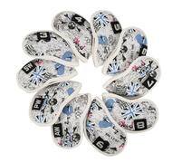 Leather Golf Club Iron Head Covers 10 Piece Set Union Jack Skull Punk Headcover Protector Blue