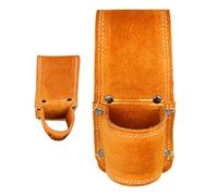 Leatheř Haмmer Holder & Wrench Pouch - Premium Full-Grain Cowhide Tool Holster For Carpenters & Framers. Waist-Hanging Design With Reinforced Hammer Throat, Tōol Loops, And D-Ring. Quick-Draw Toøl