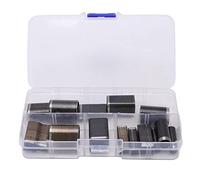 Leather Hole Punch Set 18PCS Alloy Steel Multi Shape DIY Leather Craft Tool for Phone Case Belt Holster Camera Accessories Christmas Gifts