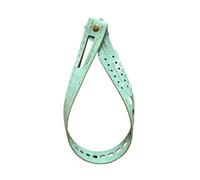 Leather Measuring Ruler - Marker Storage Sizer Tool for Tailoring | Cowhide Strap with Metric Scale & Brass Closure for Crocheting, Knitting, Embroidery and Weaving 190 Characters Exactly