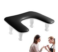 Leather Nail Arm Rest | Comfortable Nail Arm Rest for Technicians | Soft Leather Non Slip Hand Cushion | Adjustable Hand Rest Pad | Soft Hand Rest Pad for Salon Use