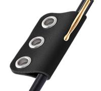 Leather Notebook Pen Clip, Detachable Planner Pen Holder, PU Strap Loop with Metal Clip, Smooth Leather Stationery Accessory, Journal with Minimal Style, Writing Tool for Planner Binder