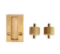 Leather Painting Box | High - Strength Brass Roller for Leather Craft/DIY Projects/Fabric Printing | Easy 4 - Step Oiling System with 2 Rollers