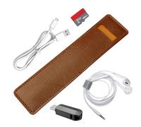 Leather Pen Case - Vintage Fountain Pen Holder Sleeve | Soft Protective Pencil Pouch for Ballpoint, & Gel Pens | Elegant Single Pen Cover for Office, School & Travel | Premium Leather Pen