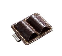 Leather Pen Clip Holder Double With Clip Notebook Pencil For Book Journal Planner Clipboard Planner Sleeve