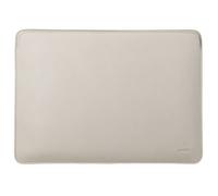 Leather Pochette ordinateur le Apple MacBook 15 pouces - Beige