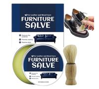 Leather Polish Cream - Color Restorer for Shoes Boots Sofa Couch Chair Bags Jackets | Wax-Based Formula with Crack Prevention, Nourishes and Revives Leather Surfaces for Smooth Shiny Finish