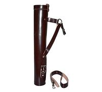 Leather Pro Impact Carquois traditionnel fait à la main avec bandoulière réglable pour la chasse et le tir à l'arc