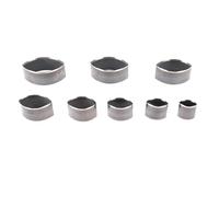 Leather Punch, Set de 8 Pièces, Acier Carbone, Différentes Tailles - Découpe Precise, Haute Durabilité, Pour Travail du Cuir et DIY