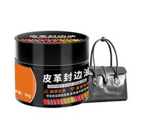 Leather Recoloring Balm - 30g Protective Conditioner | Black Leather Paint and Edge Finishing Oil | Long Lasting Repair for Cracking Peeling Fading | for Shoes Bags Jackets Furniture Sofa