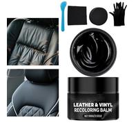 Leather Repair Cream - 100g, 2.8x1.61 Inches, Scratch Filling Restorer | Sponge Included Furniture Conditioner, Leather Repair Kit For Sofa, Couch, Chair, Headboard, Car Seats, Bags, Jackets, Shoes