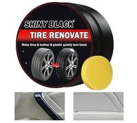 Leather Restorer Cream, Car Seat Dashboard Conditioner, Polish Repair Paste with Sponge, Scratch and Wear Rejuvenator, Interior Leather Protection, 50g, for Tires Seats Dashboard Upholstery