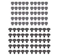 Leather Rivets and Screws 50 Sets | 6mm Gunmetal Binding Rivets for Leather Craft/Clothing Decoration | High Strength Zinc Alloy Rustproof Fasteners