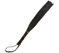 Leather SM Fouet en Cuir Noir Marron