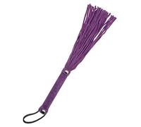 Leather SM Fouet Martinet en Cuir Violet