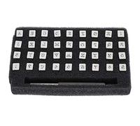 Leather Stamp Pattern Set 36Pcs Alphabet Number Punch Tool With Non Slip Handle For DIY Leather Crafting Professional Enthusiasts Alloy Steel 3.5mm Christmas Gifts