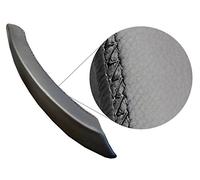 Leather Steering Housse de poignée de porte en cuir pour BMW X5 E70 et X6 E71. Couverture de poignée de tirage en cuir noir pour la porte droite