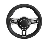 Leather Steering Wheel Compatible For Porsche Cayenne Boxster Macan Cayman Panamera 911 991 970 997 958 981 987 992 718 Car Accessories(Style B)