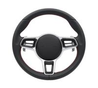 Leather Steering Wheel Compatible For Porsche Cayenne Boxster Macan Cayman Panamera 911 991 970 997 958 981 987 992 718 Car Accessories(Style C)