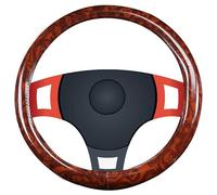 Leather Steering Wheel Cover - Artificial Leather Steering Wheel Protector, Automotive Interior Solution, with Easy Handling | Anti-Slip Breathable Universal Car Accessory for Diverse Car