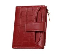 Leather Wallet Women, Ladies Wallet Credit, Small Coin Purse, Women's Credit Card, Compact Coin Bag and Tiny Wallet for Women Featuring Multiple Card Slots and Storage Space for Change, rouge,