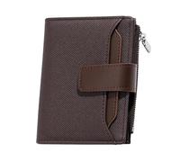 Leather Wallet Women, Ladies Wallet Credit, Small Coin Purse, Women's Credit Card, Compact Coin Bag and Tiny Wallet for Women Featuring Multiple Card Slots and Storage Space for Change, marron,