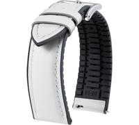 Leather Watch Straps Quick Release 12-22 Mm Hybrid Silicone Lined Sweating Smart Watch Strap Leather Smart Watch Strap Men Women 6 Colours Gold/Silver/Black,White,Classic