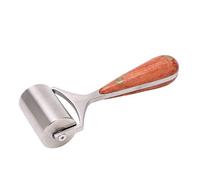 Leathercraft Rouleau Collé Bords de Colle pour Cuir Rouleau de Laminage Rouleau de Presse en Cuir avec Manche en Bois pour Outil de Soudage, Outil D'installation