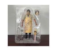 (leatherface no box)NECA Pennywise Leatherface Figure Joker Stephen King Clown Ultimate Horror Toy Doll Action Figure Model Birthday Gifts