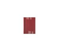 leathergrain lot de 100 reliures spirale plastique thermique format a4 capacité 15 feuilles 1,5mm rouge