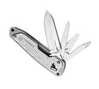 Leatherman Free T2 Outil Multifonction, Acier Inoxydable | 8-en-1 Outils avec Couteau, Aiguille et Tournevis, Ouverture Magnétique, Léger, Moins de 100g