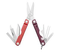 Leatherman Micra - Outil Multifonction en Acier Inoxydable avec Ciseaux et 9 Outils - Mulled Wine