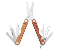 Leatherman Micra - Outil Multifonction en Acier Inoxydable avec Ciseaux et 9 Outils - Pumpkin Spice